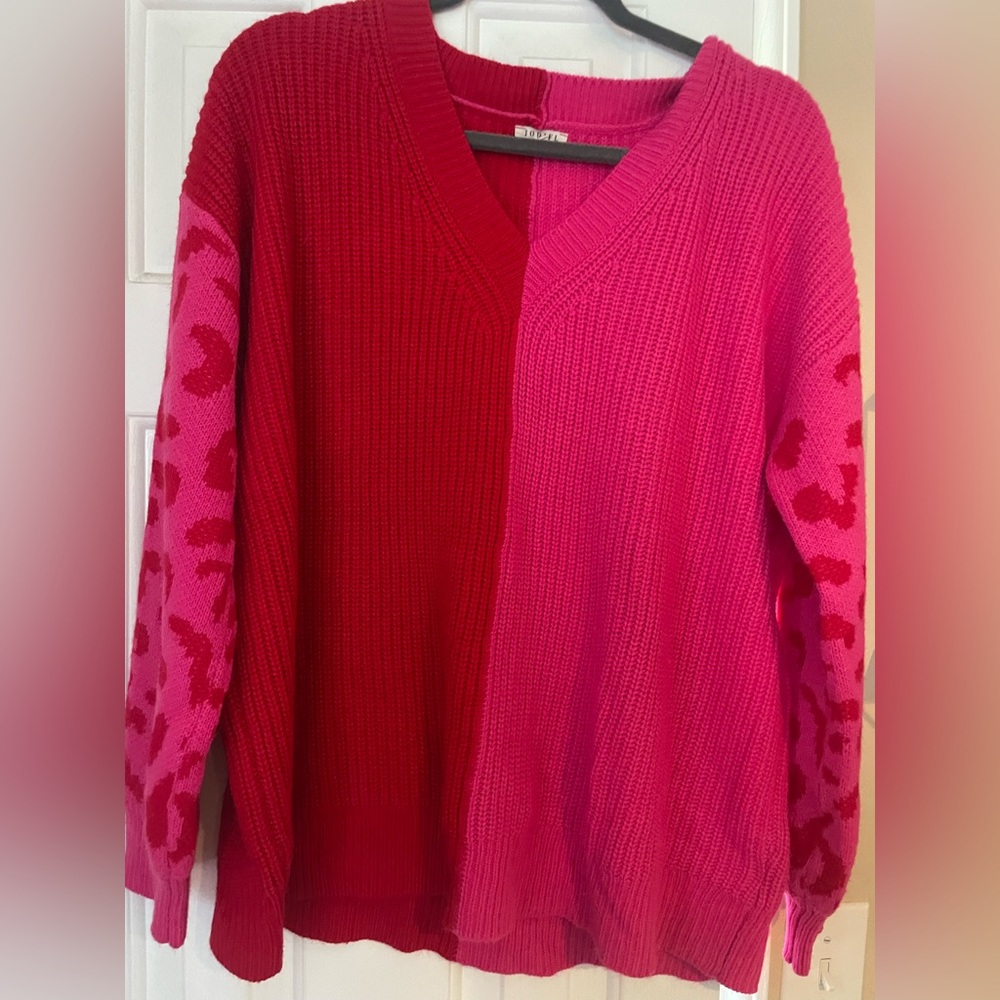 JODIFL Women's Pink Sweater